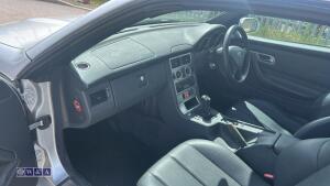 2001 MERCEDES-BENZ SLK200 KOMPRESSOR 6-speed manual petrol convertible car, full leather (Y869 RDB)(V5 in office) - 14