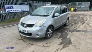 2010 NISSAN NOTE 1.6 4-speed automatic petrol car (LL10 RYP)(CATEGORY N INSURANCE LOSS)
