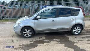 2010 NISSAN NOTE 1.6 4-speed automatic petrol car (LL10 RYP)(CATEGORY N INSURANCE LOSS) - 2