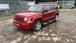 2008 JEEP PATRIOT SPORT 4wd 5-speed manual petrol 5-door hatchback car, full leather (PY58 CVT)(MoT 18th November 2026)(V5 & spare key in office)
