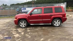 2008 JEEP PATRIOT SPORT 4wd 5-speed manual petrol 5-door hatchback car, full leather (PY58 CVT)(MoT 18th November 2026)(V5 & spare key in office) - 2