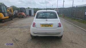 2010 FIAT 500 LOUNGE 5-speed manual petrol 3-door hatchback car (GY10 UPK)(V5 in office) - 4