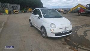 2010 FIAT 500 LOUNGE 5-speed manual petrol 3-door hatchback car (GY10 UPK)(V5 in office) - 7