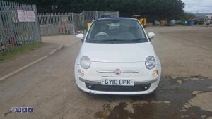 2010 FIAT 500 LOUNGE 5-speed manual petrol 3-door hatchback car (GY10 UPK)(V5 in office) - 8