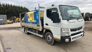2018 MITSUBISHI FUSO 7.5t truck with UTRANAZZ concrete pump c/w remote control operation (GN68 VXS)(MoT 30th April 2027)(V5 & remote in office) - 6