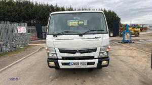 2018 MITSUBISHI FUSO 7.5t truck with UTRANAZZ concrete pump c/w remote control operation (GN68 VXS)(MoT 30th April 2027)(V5 & remote in office) - 7