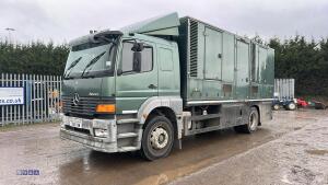 MERCEDES ATEGO 1823 4x2 500kva generator wagon (T83 YAW) with dual CUMMINS 250kva generator sets