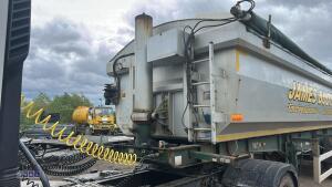 2014 WILCOX FSWFLA tri-axle aluminium bulk tipping trailer, c/w hydraulic rollover sheet (s/n C373733) - 5