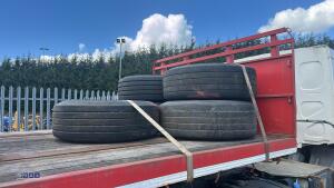 2012 SDC articulated tri-axle flatbed brick trailer with TEREX ATLAS 85.2 donkey engine brick crane and ATLAS TREX donkey engine brick crane (ID Mark C362991) - 15