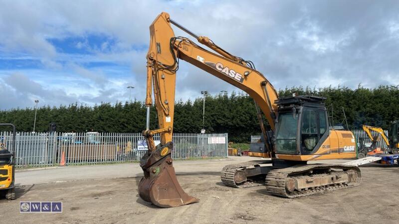 2011 CASE CX21B steel tracked excavator with bucket, Q/hitch & piped