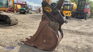 2011 CASE CX21B steel tracked excavator with bucket, Q/hitch & piped - 7