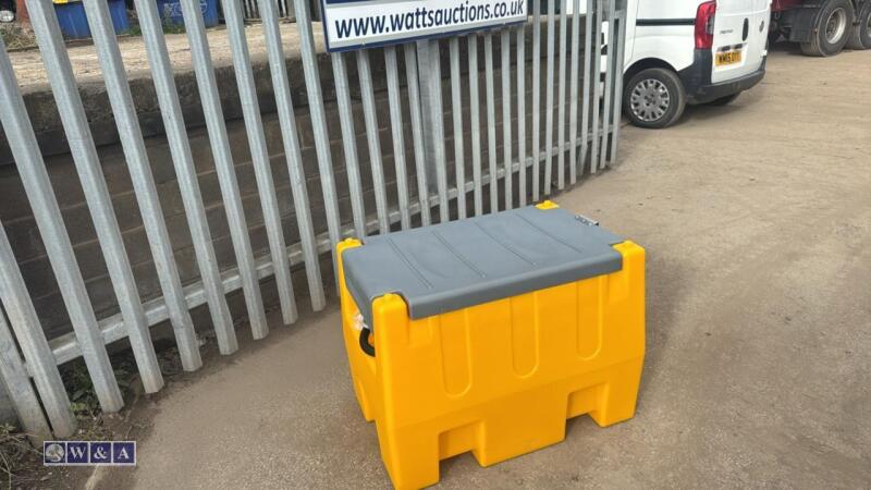 DTK 240ltr plastic fuel tank with 12v pump and delivery hose (unused)