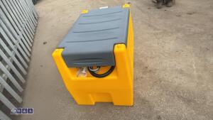 DTK 240ltr plastic fuel tank with 12v pump and delivery hose (unused) - 2