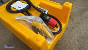 DTK 240ltr plastic fuel tank with 12v pump and delivery hose (unused) - 7