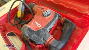 HILTI TE30 110v drill c/w case - 4