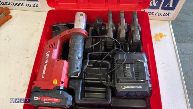 ROTHENBERGER COMPACT TT press tool c/w case & accessories