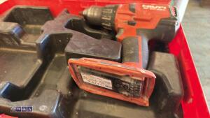 HILTI SF6H-22 drill c/w battery & case - 3