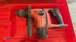 HILTI TE6-A36 drill c/w case