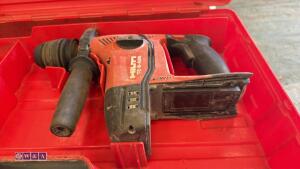 HILTI TE6-A36 drill c/w case - 3