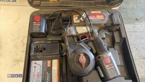 MAX RB650 rebar tier c/w accessories & case