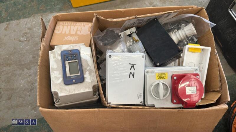 Box of electrical fittings