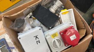 Box of electrical fittings - 2