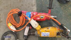2 x MARCRIST 110v core drills - 4