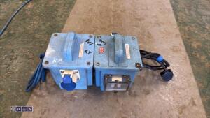 2 x 240v RCD units