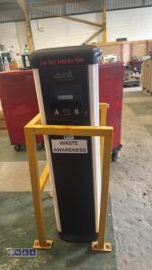 2 x charging ports & frame - 2