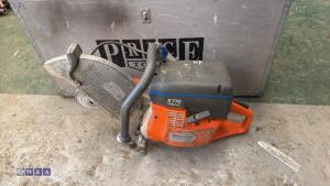 HUSQVARNA K770 petrol stone saw c/w carry case