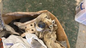 Box of STIHL spares - 2