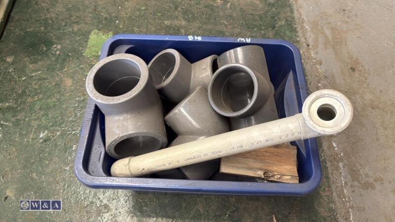 Box of pipe fittings