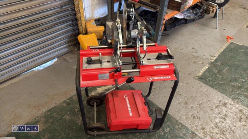 ROTHENBERGER 110v plastic fusion welder c/w tooling