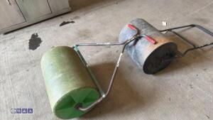 2 x garden rollers - 3
