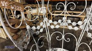 Metal cage seat (white) - 4
