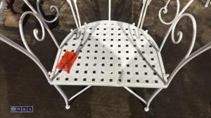 Metal cage seat (white) - 5
