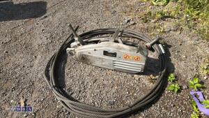 TIRFOR winch & wire cable