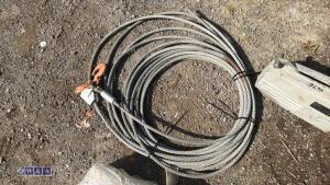 TIRFOR winch & wire cable - 2
