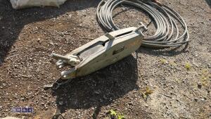 TIRFOR winch & wire cable - 4