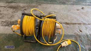 2 x 110v extension reels - 2