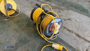 2 x 110v extension reels