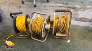 2 x 110v extension reels
