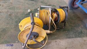 2 x 110v extension reels - 3