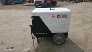 PRAMAC P6000 6kva diesel dual volt generator - 6