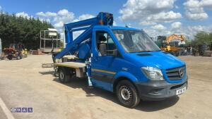 2016 MERCEDES SPRINTER 2.1L, 6 speed manual with GSR 20m boom lift (KY16 VHJ) (MoT 26th January 2027) V5 & MoT in office) - 16