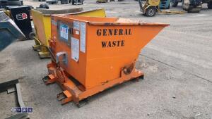 Forklift tipping skip - 2