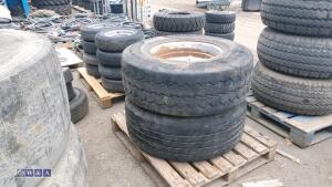 2 x SUPER SINGLE wheeks (385/65R 22.5) - 2