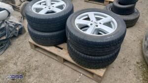 Set of 4 x TEAM DYNAMICS alloy wheels (235/55/17)