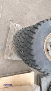 4 x wheels to suit forlift (700-9 x10 8 stud) - 3