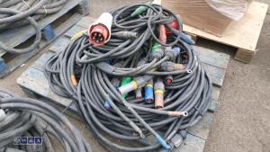 Quantity of electrical extension cables - 3